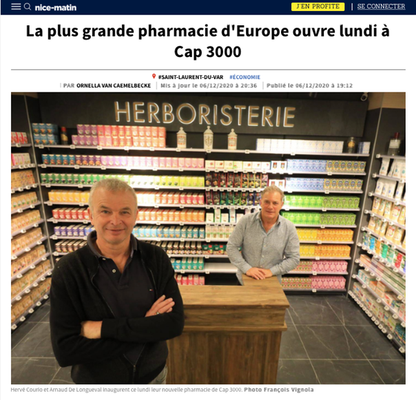 Pharmacie Nice matin